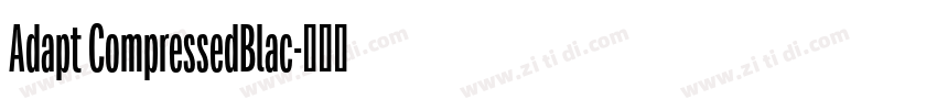 Adapt CompressedBlac字体转换 Adapt CompressedBlac字体转换
